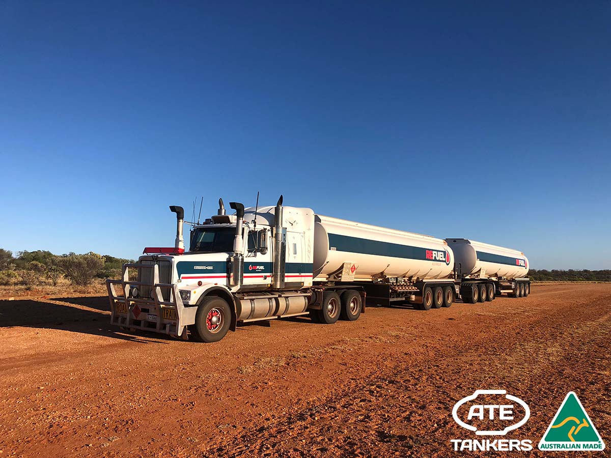 Refuel Australia Road Train with AM ATE Logo 1200 x 900